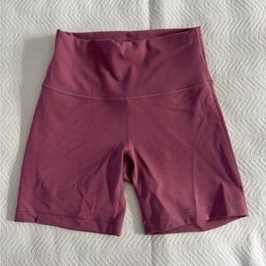 Lululemon Purple Biker Shorts